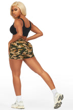 Hayley Green Camo Short