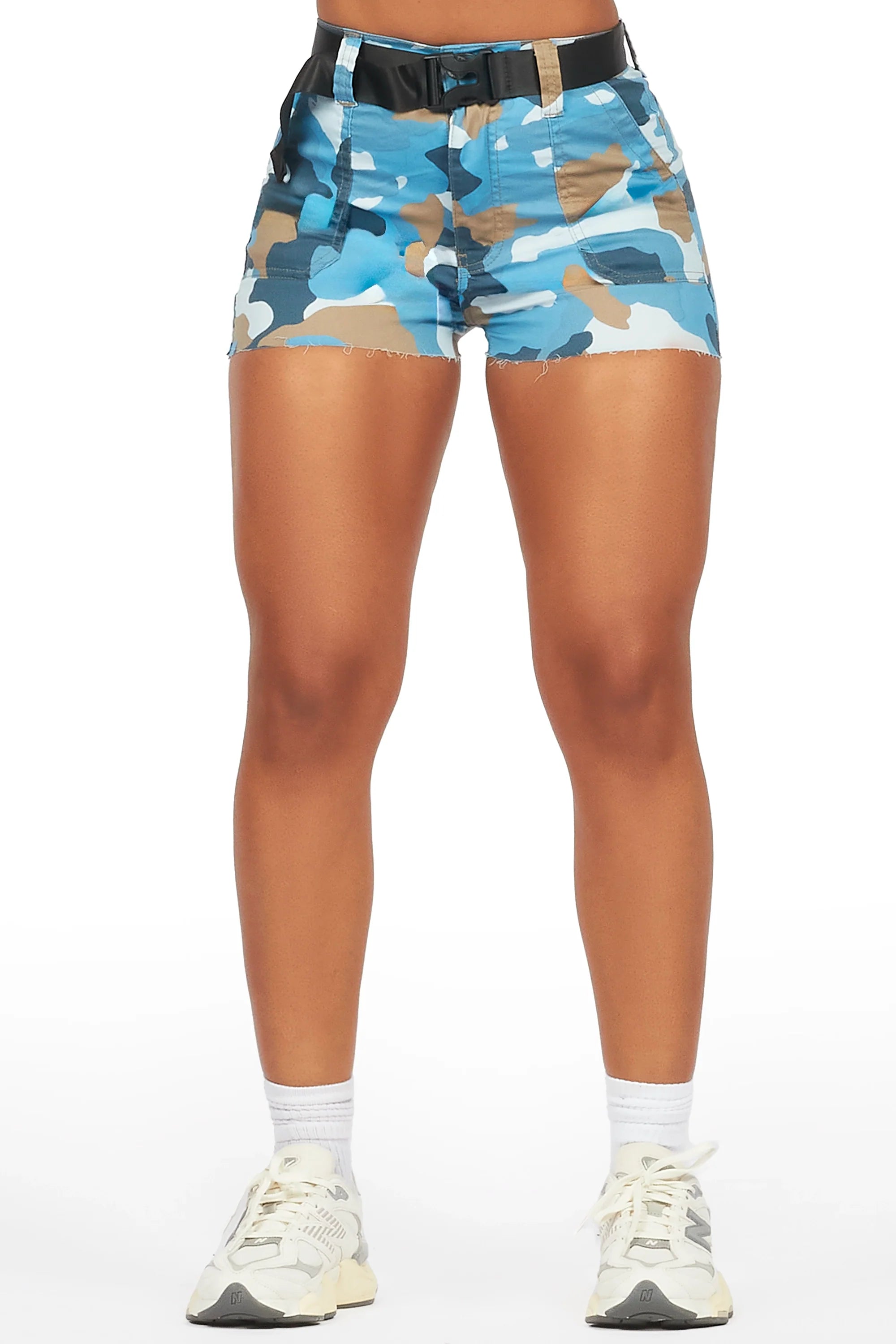 Rasheeda Blue Camo Short