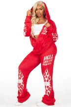 Sheriece Red Super Stacked Trackset