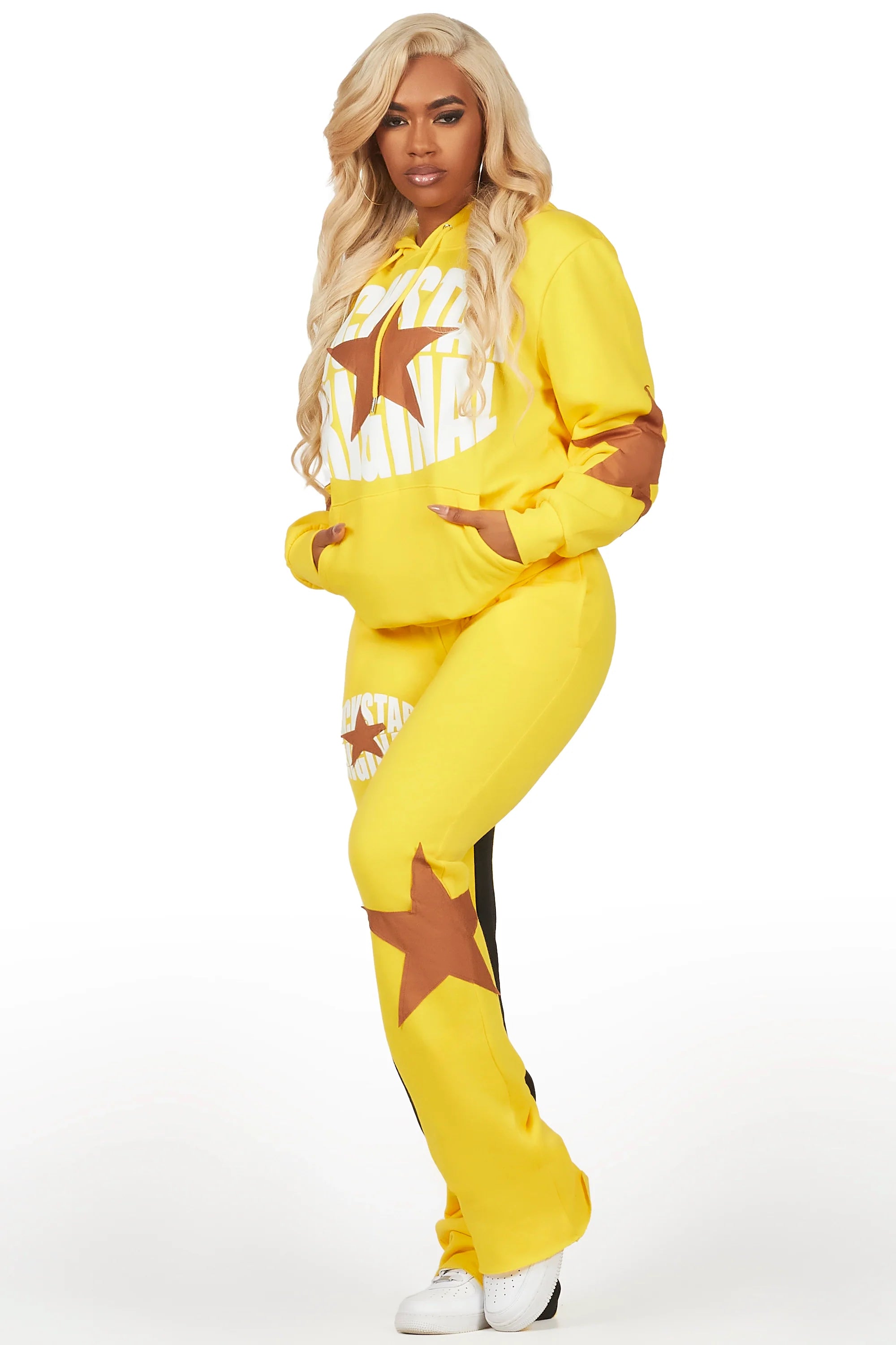 Devontae Yellow Super Stacked Trackset