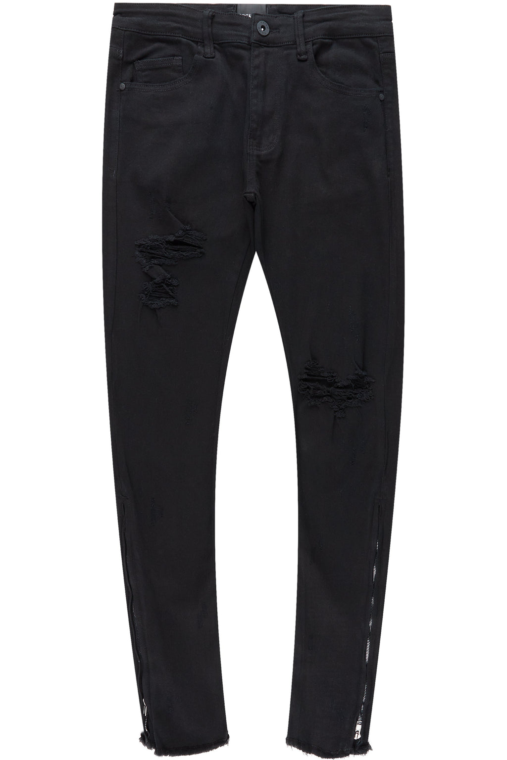 Ferg Black Stacked Flare Jean