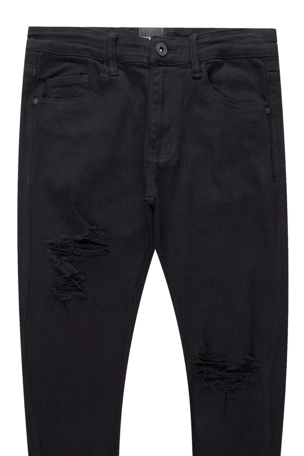 Ferg Black Stacked Flare Jean