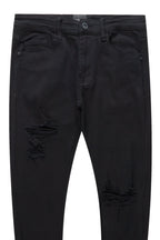 Ferg Black Stacked Flare Jean