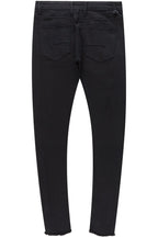 Ferg Black Stacked Flare Jean