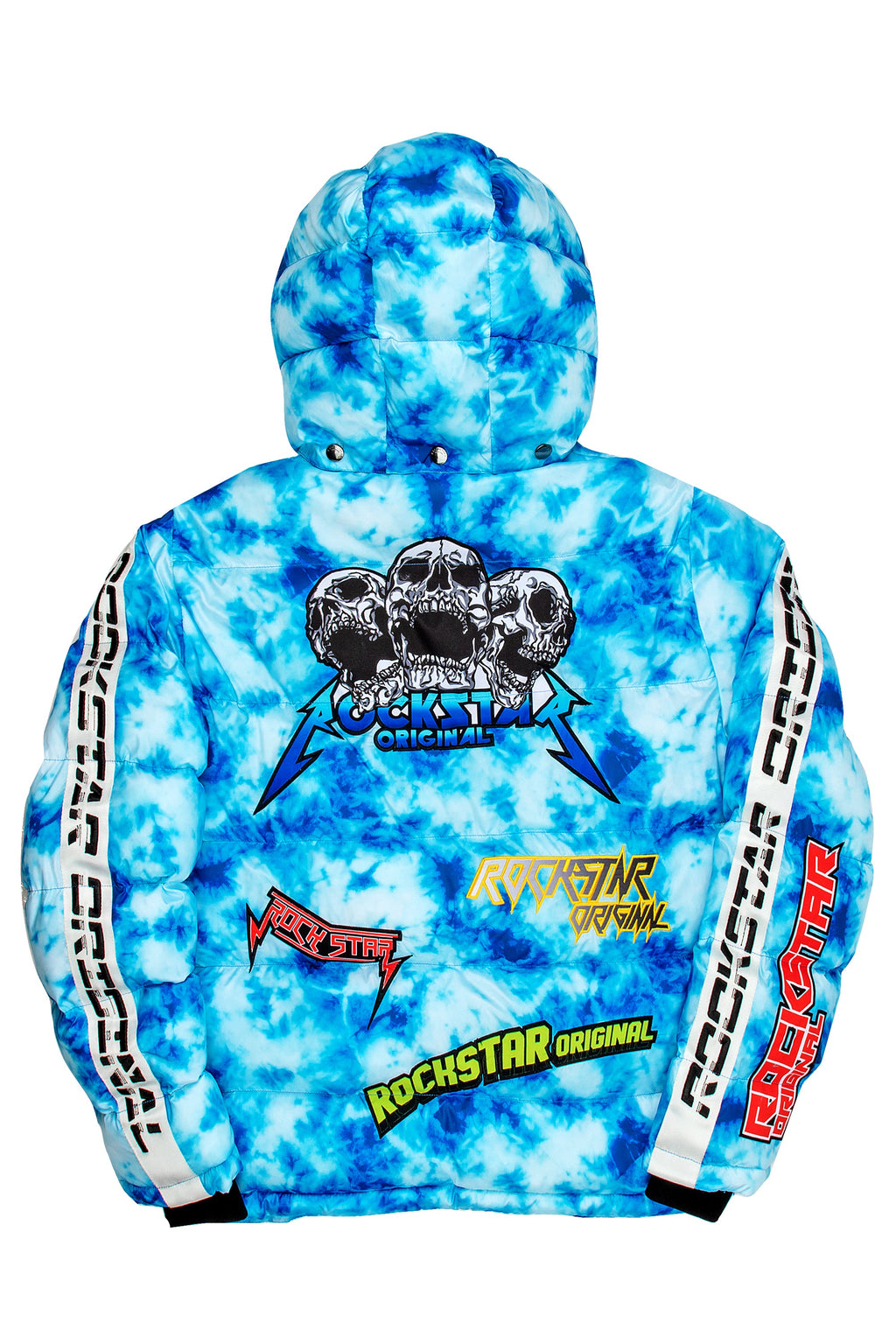 Giovan Puffer Jacket- Blue