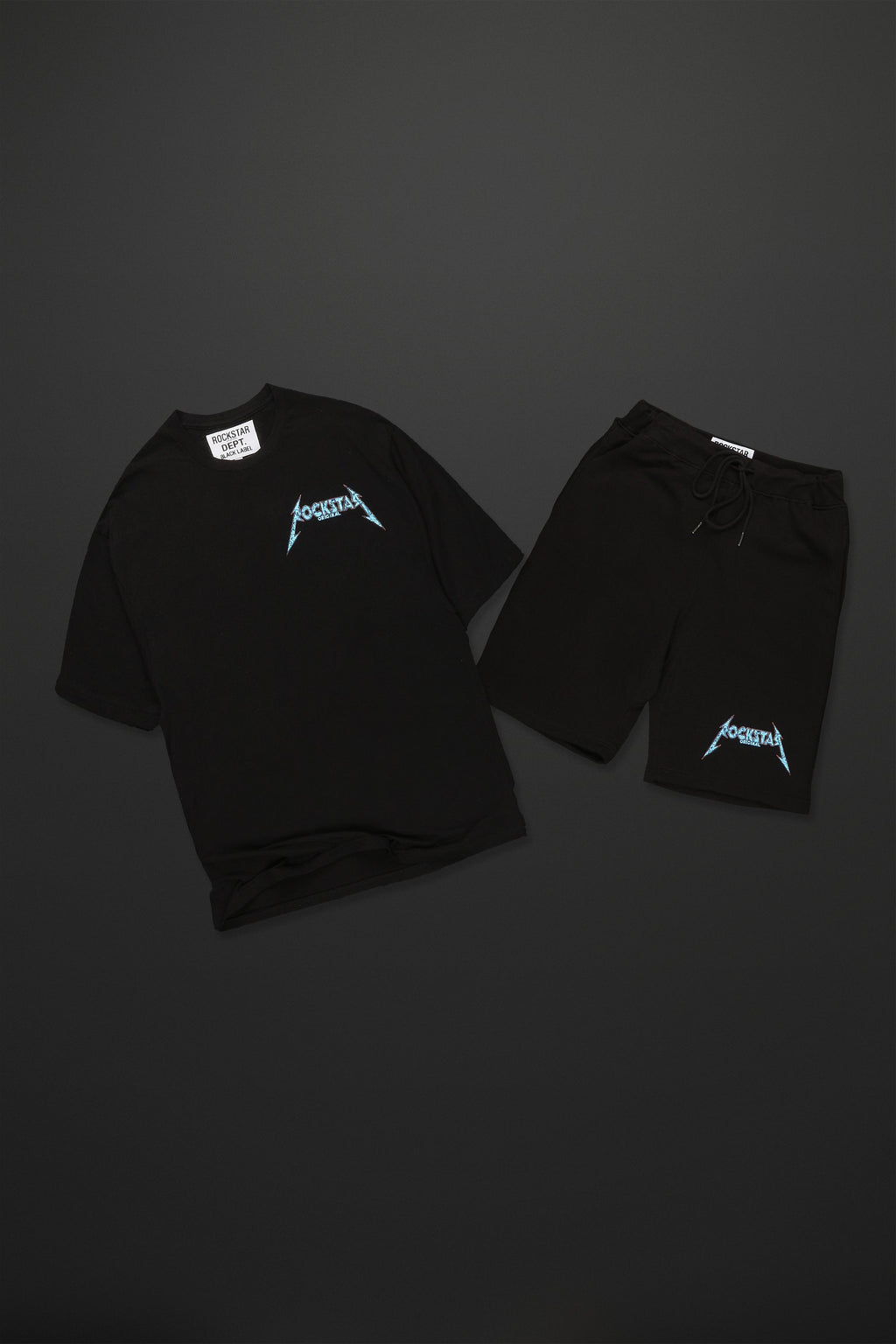 Garagen Black Graphic Short Set