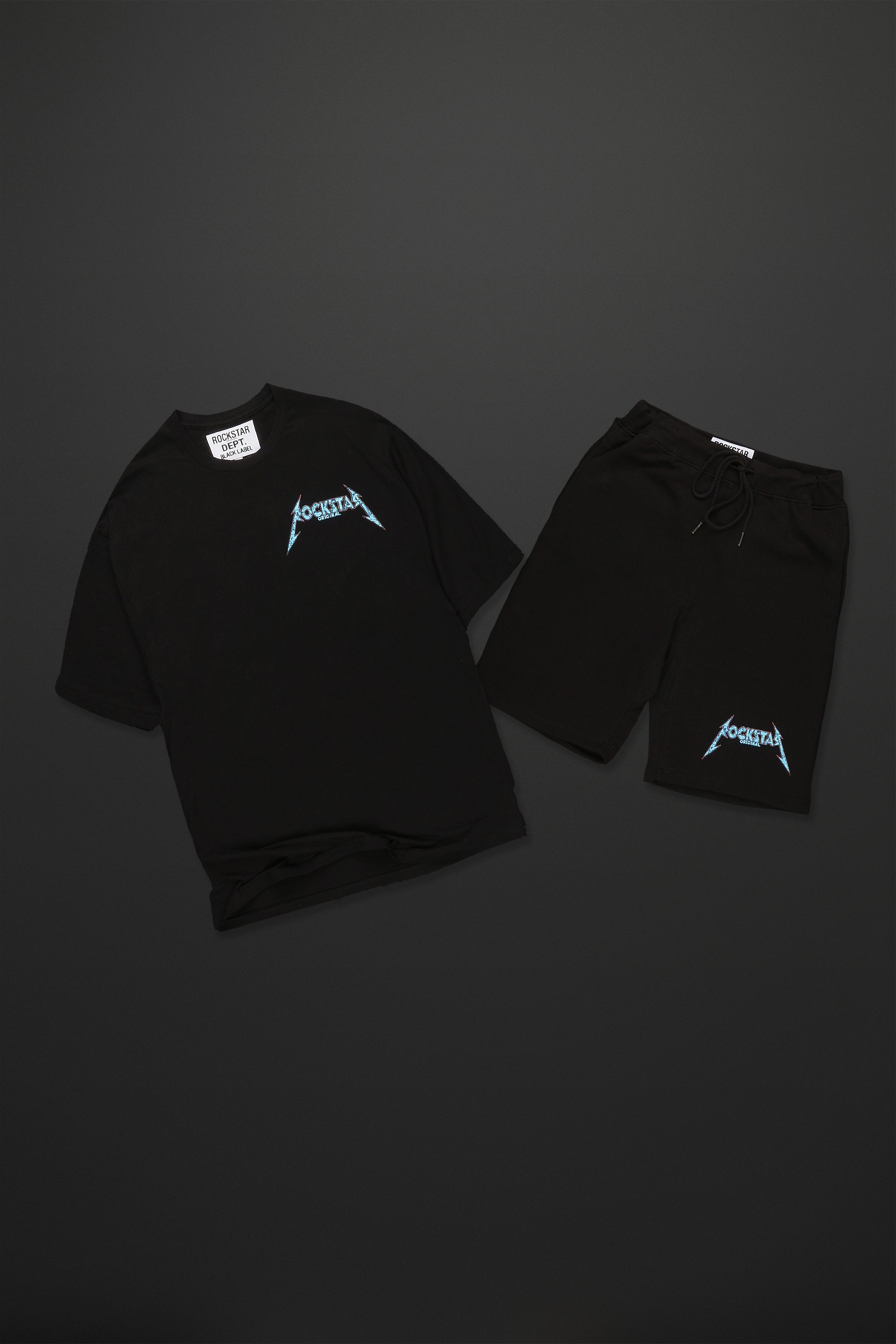 Garagen Black Graphic Short Set