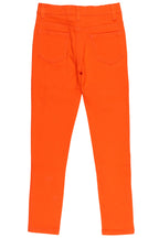 Girls Shyla Orange 5 Pocket Jean