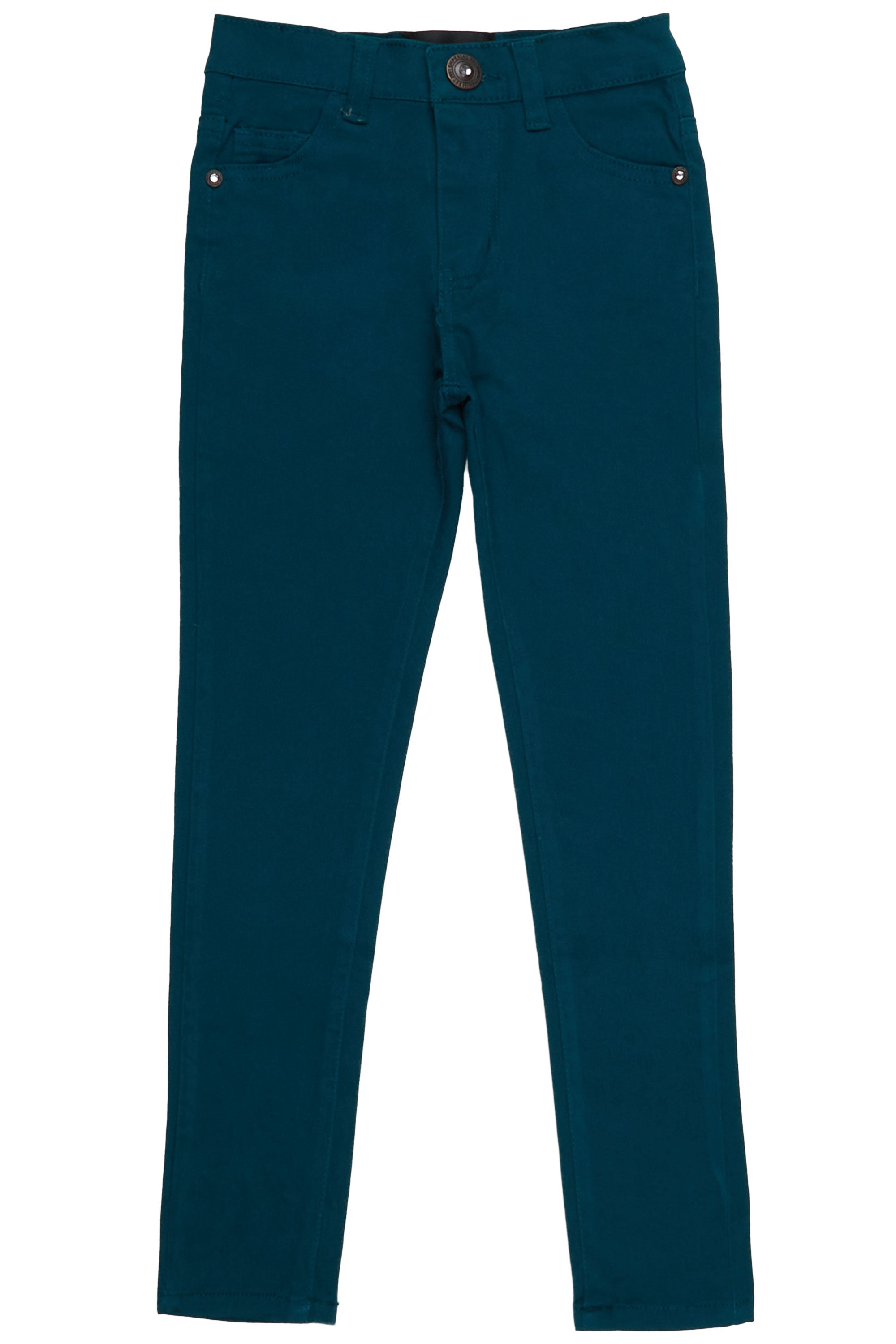 Girls Shyla Teal 5 Pocket Jean