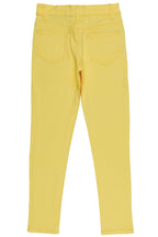 Girls Zilpha Neon Yellow 5 Pocket Jean