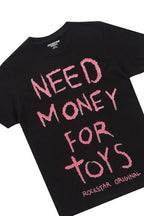Girls M4 Toys Black/Pink Graphic T-Shirt
