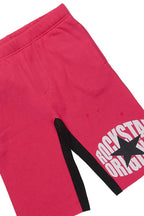 Girls Mia Black/White T-Shirt/Short Set