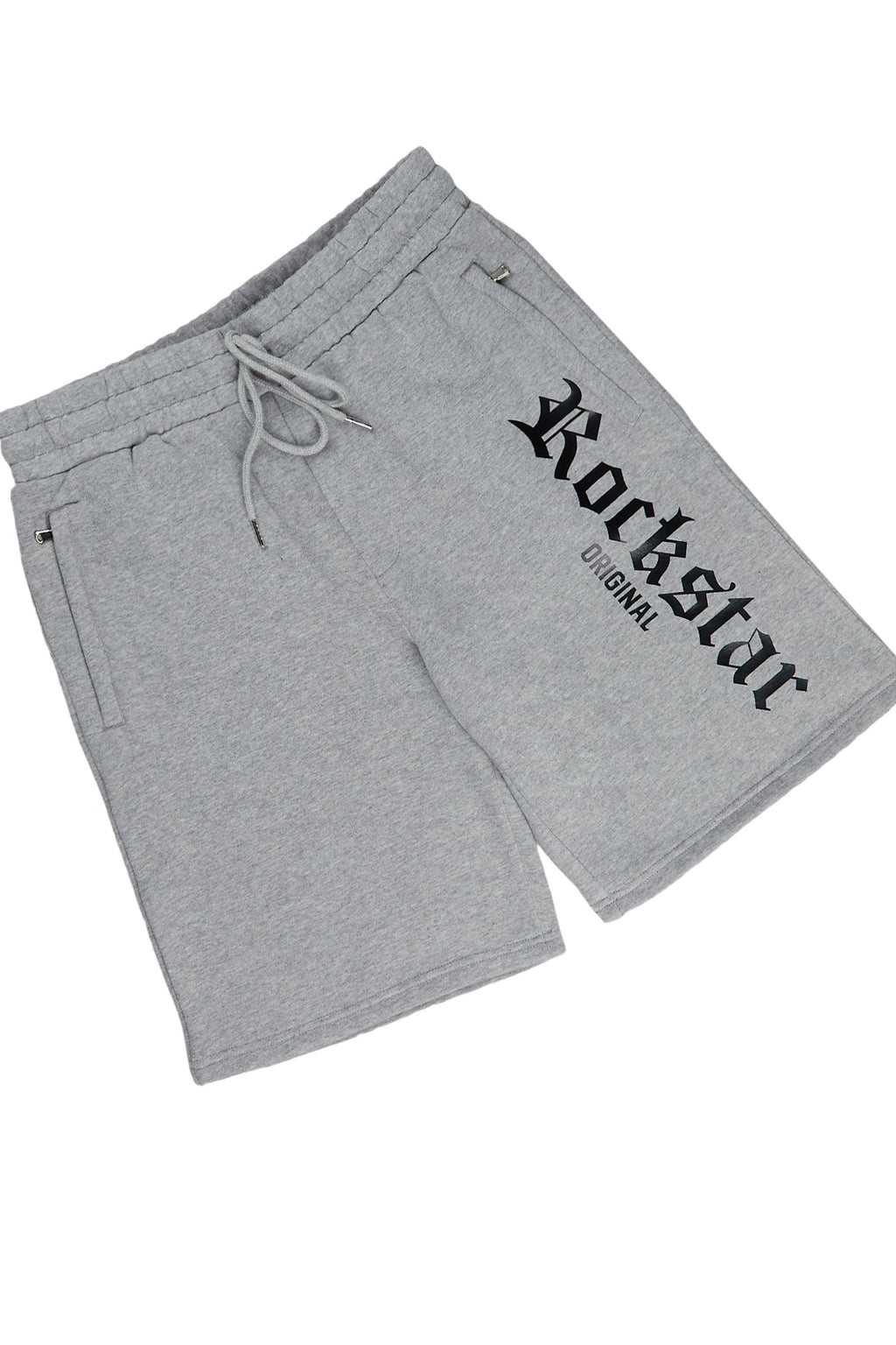 Golden Heather Grey Graphic T-Shirt Short Set