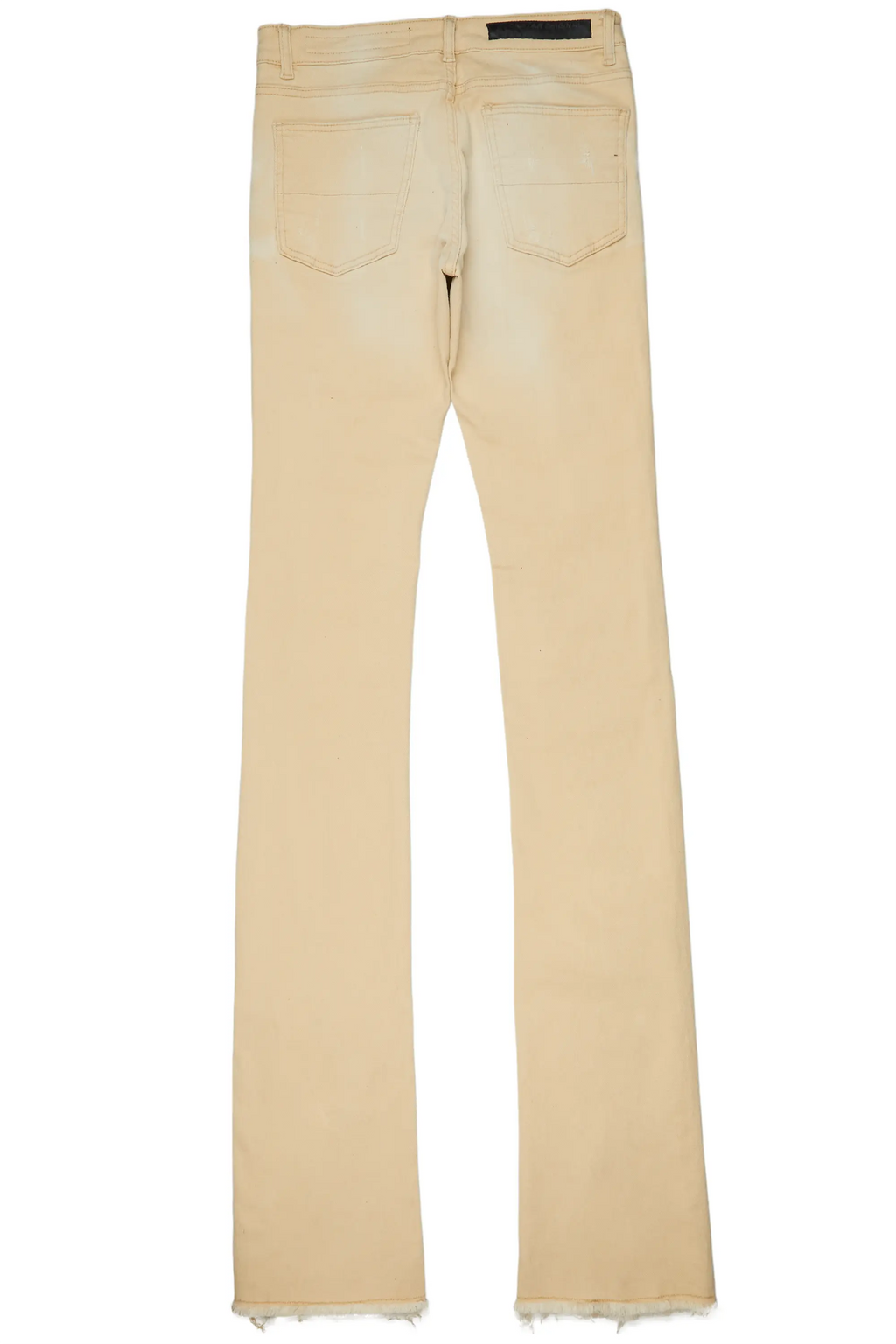 Grant Beige Super Stacked Flare Jean
