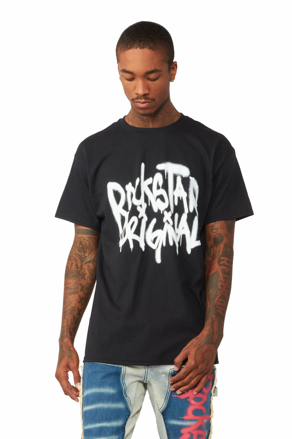 Nytron Black Graphic T-Shirt