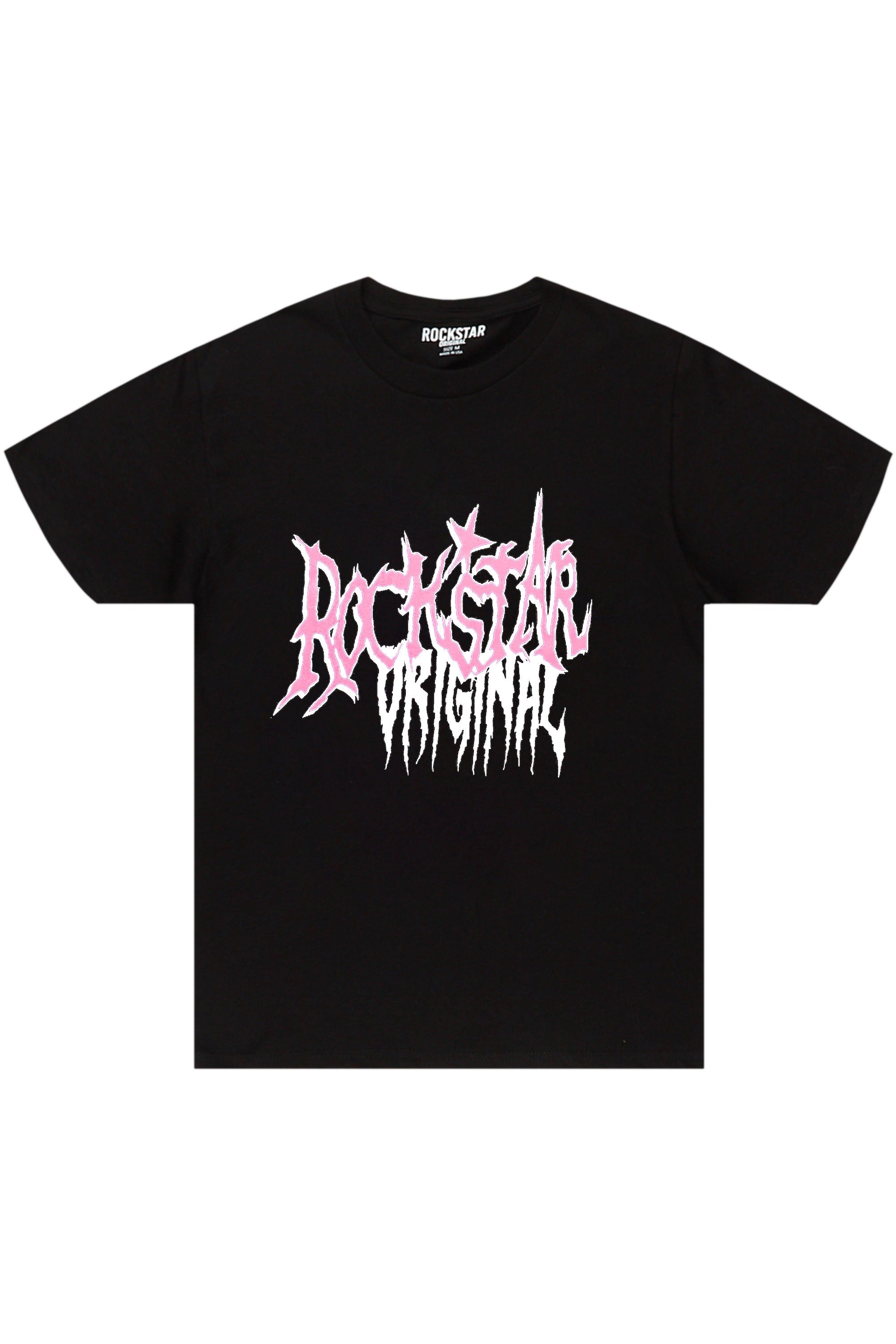 Hawkey Black Graphic T-Shirt