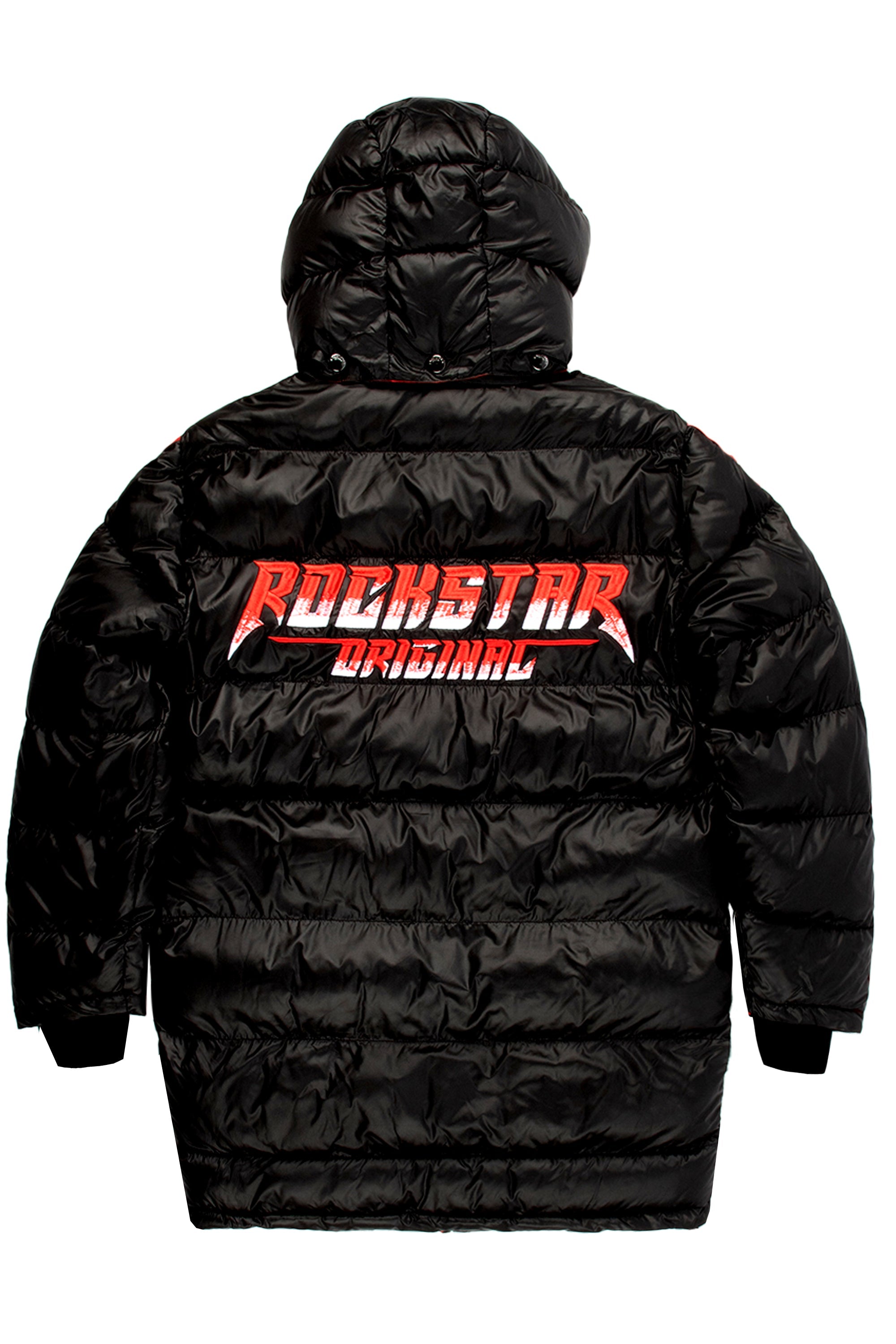 Hayes Mid-Length Puffer Jacket - Black