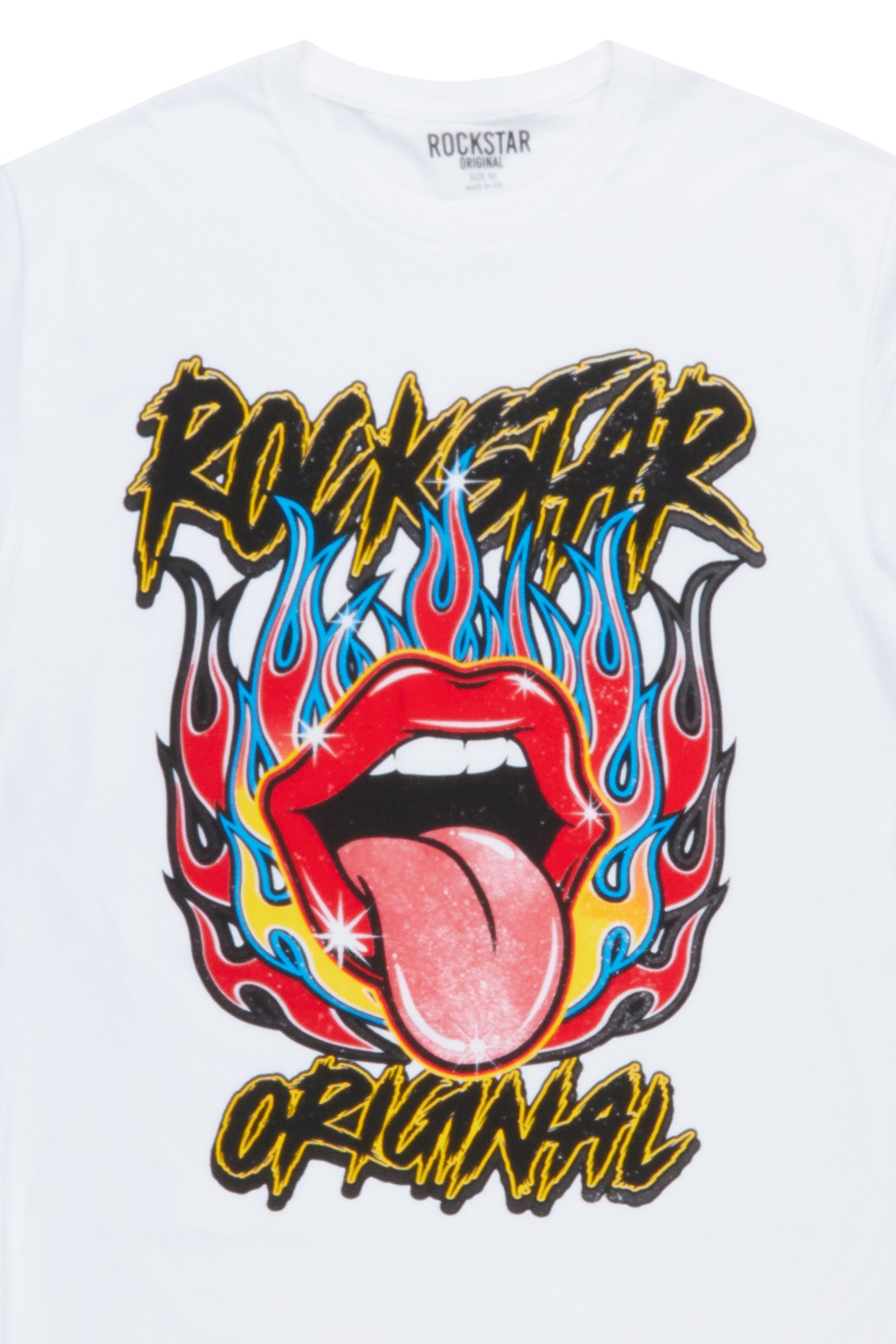 Henlix White Graphic T-Shirt