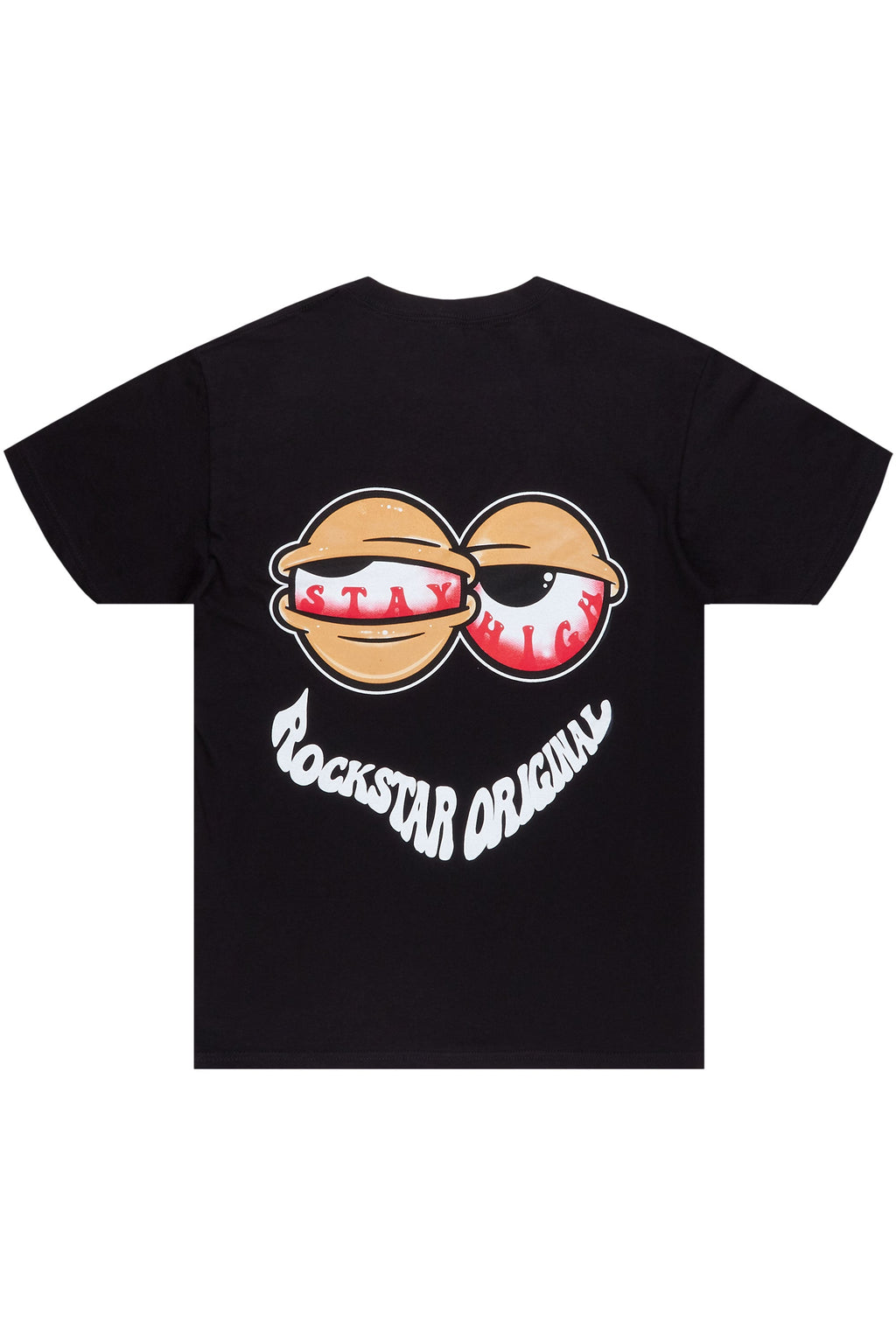 Highya Black Graphic T-Shirt