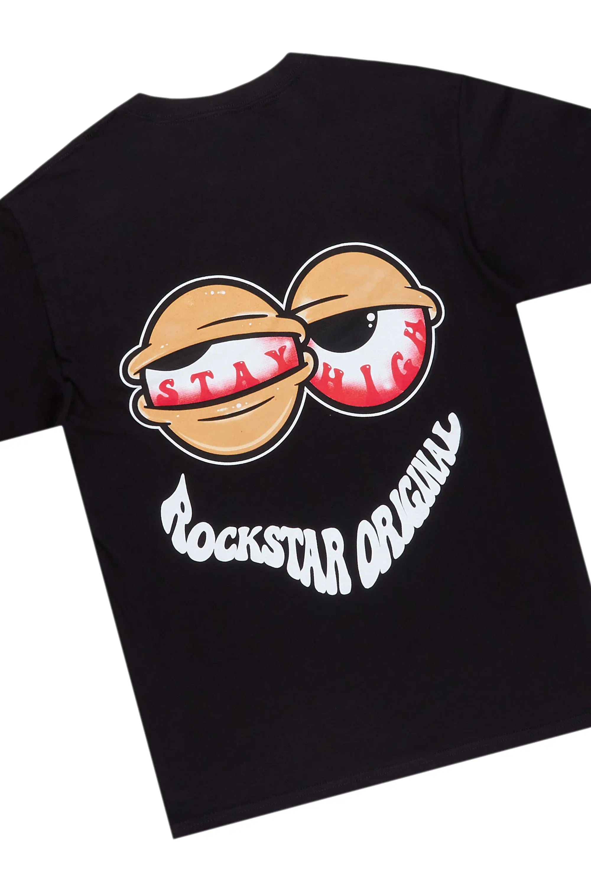 Highya Black T-Shirt & BK Biker Jean Bundle