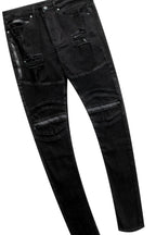 Highya Black T-Shirt & BK Biker Jean Bundle