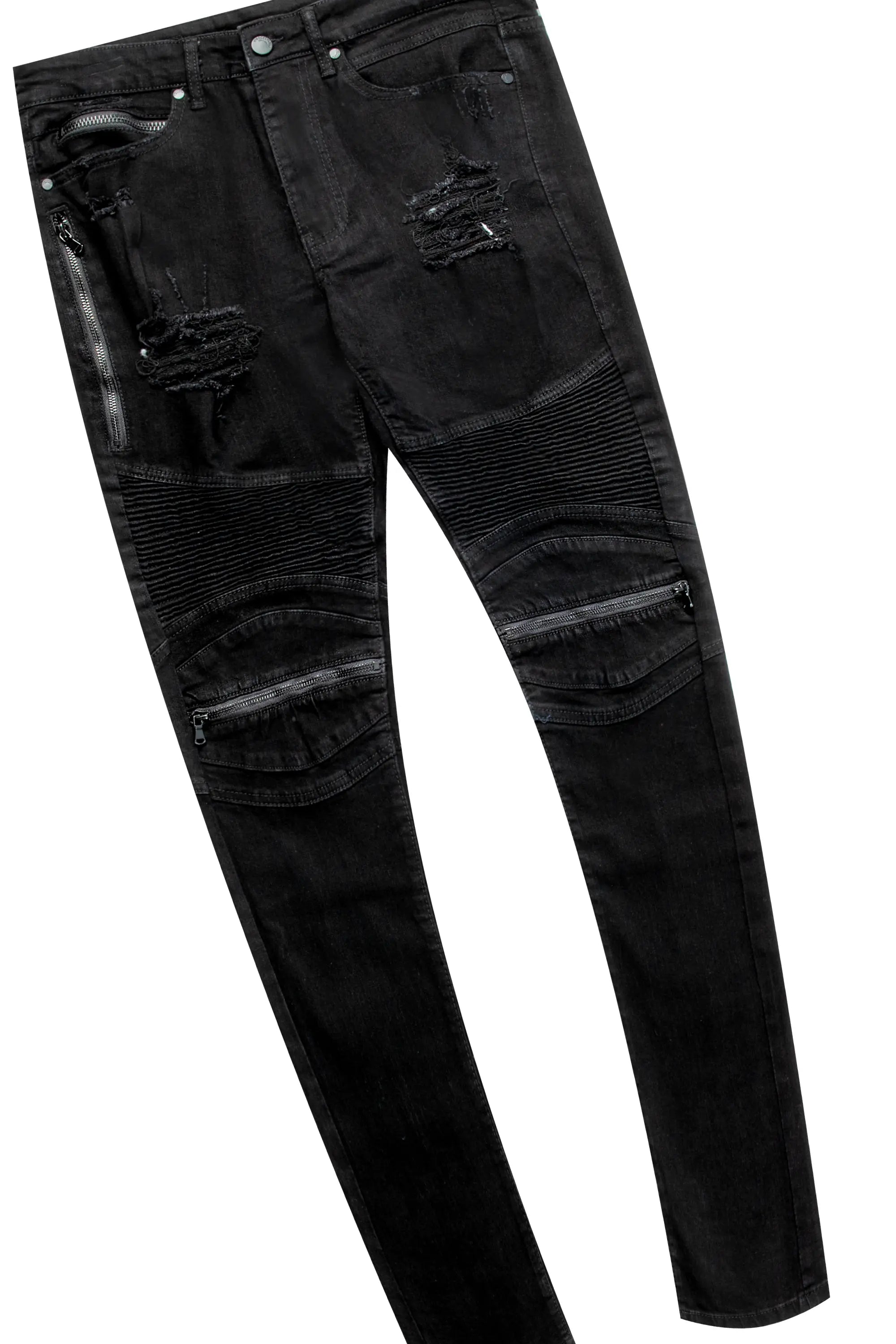 Highya Black T-Shirt & BK Biker Jean Bundle