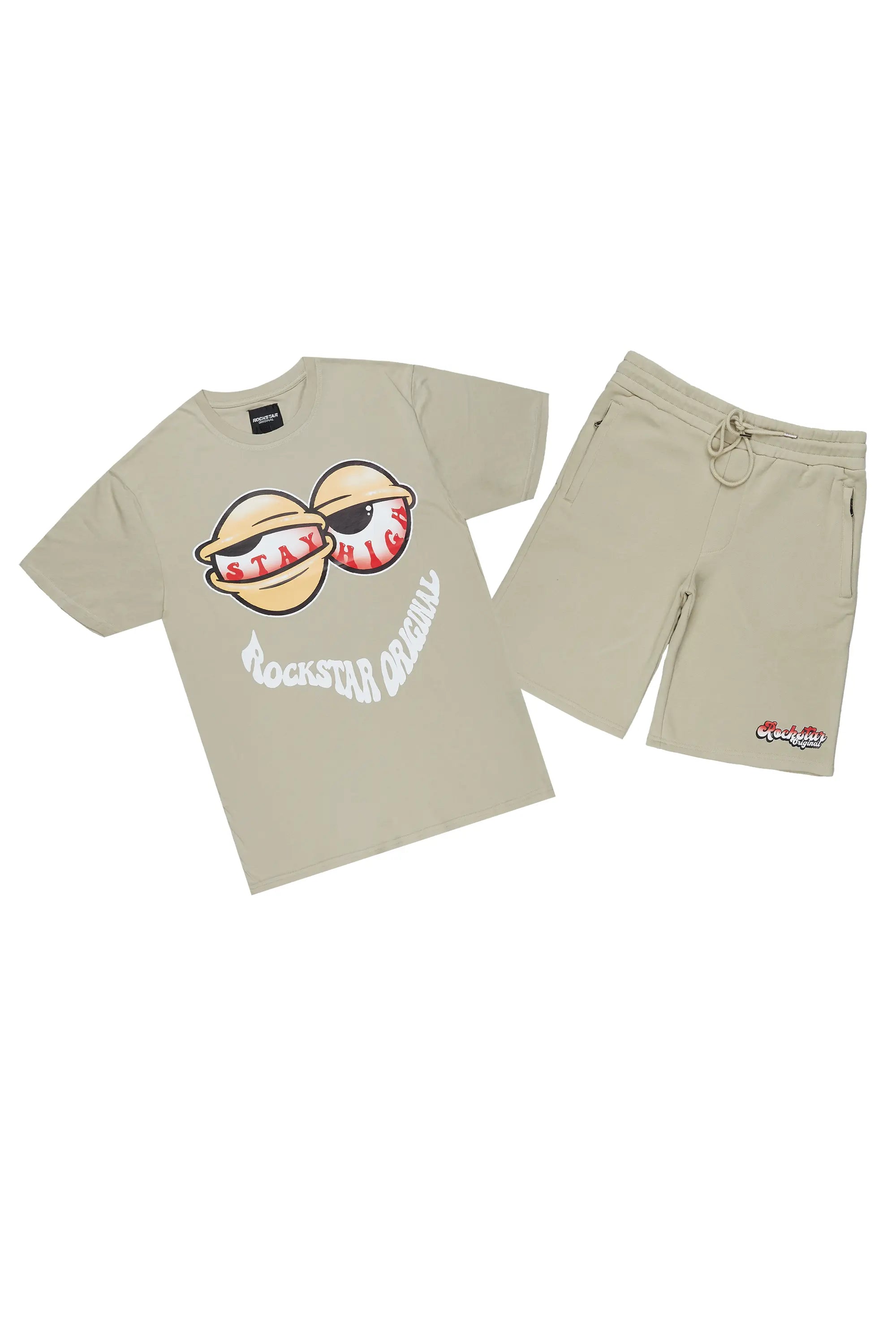 Highya Sage T-Shirt/Short Set