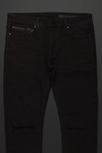 Jaymes Black Stacked Flare Jean