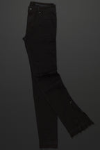 Jaymes Black Stacked Flare Jean