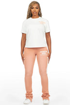 Atlanty 2.0 White/Mocha T-Shirt Trackset