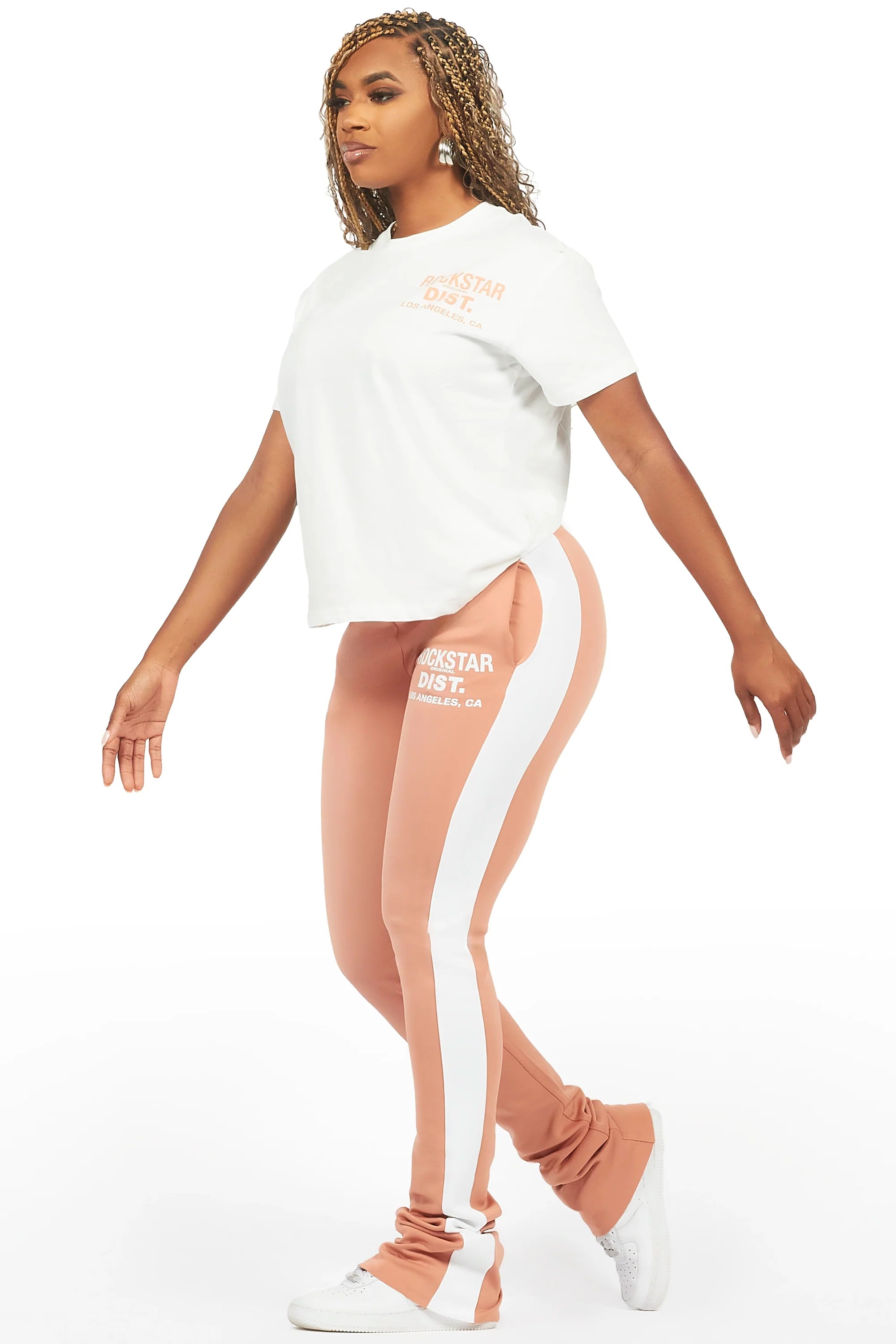 Atlanty 2.0 White/Mocha T-Shirt Trackset