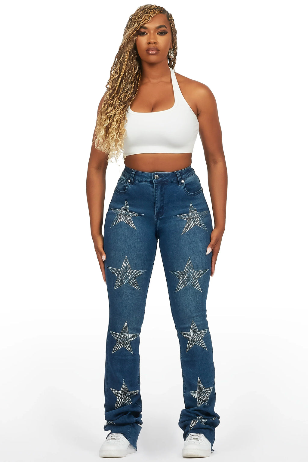 Stargirl Dark Wash Super Stacked Jean