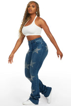 Stargirl Dark Wash Super Stacked Jean