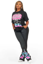 Bridgette Black T-Shirt Trackset