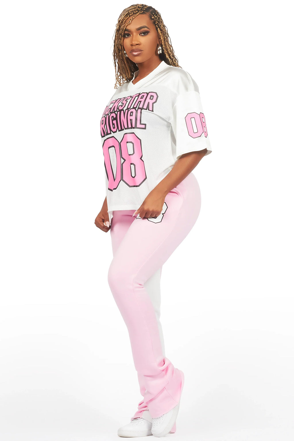 Gaiea White/Pink Jersey Trackset