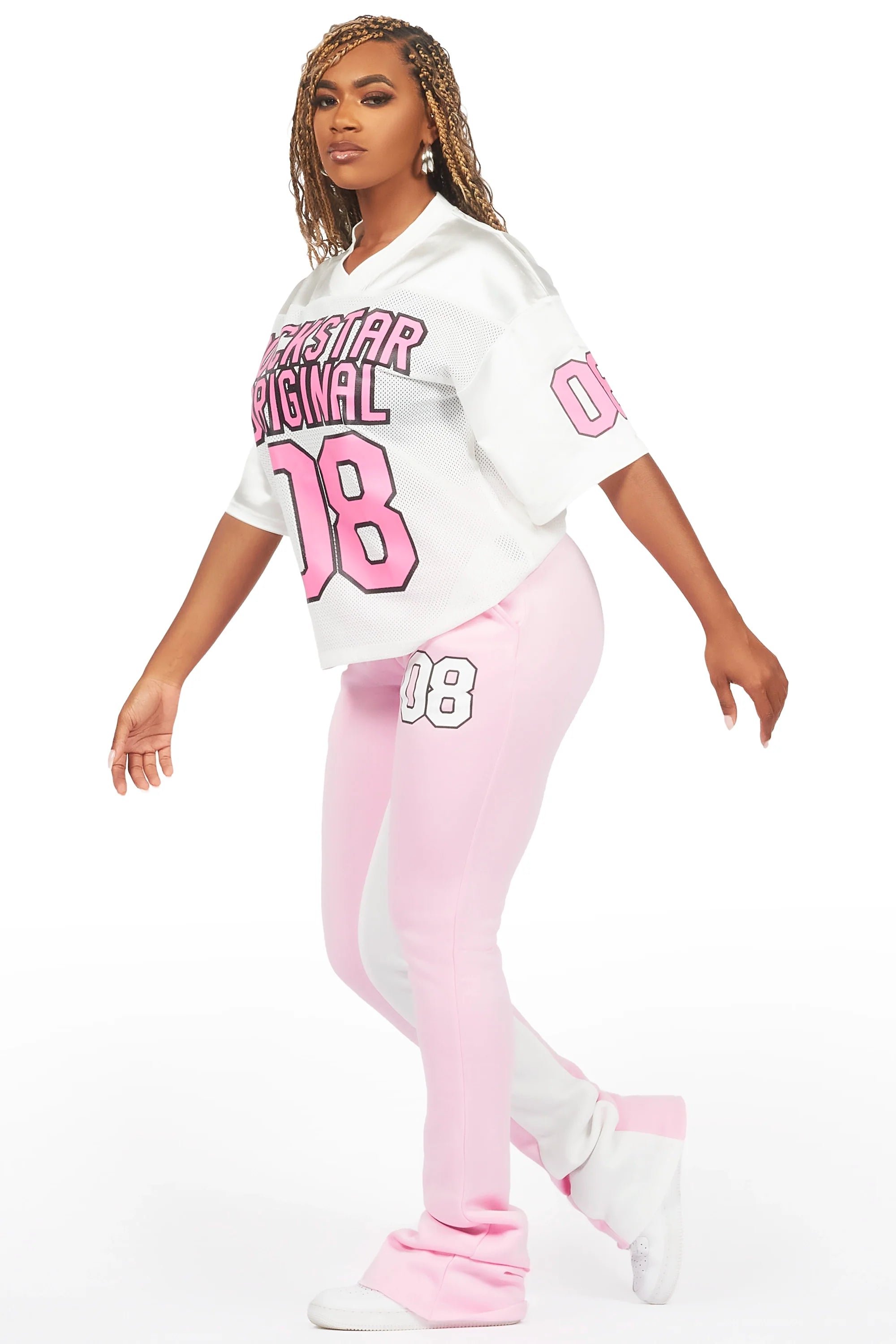 Gaiea White/Pink Jersey Trackset