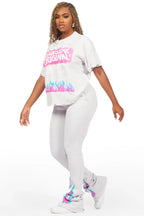 Bridgette Grey T-Shirt Trackset