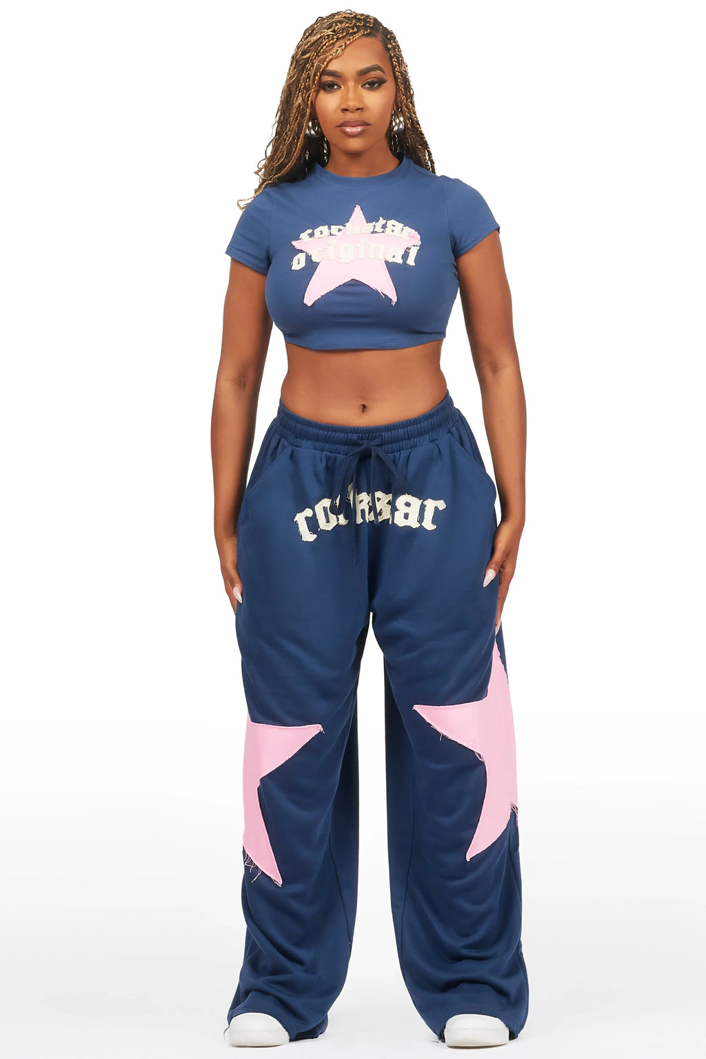 Shelley Navy T-Shirt Trackset