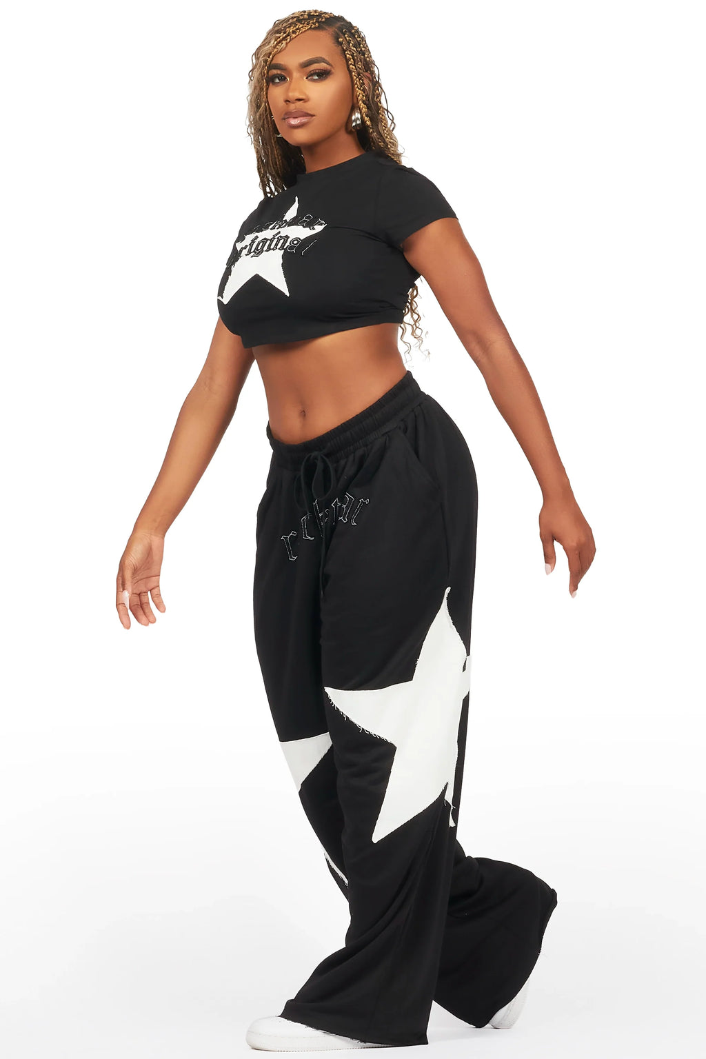 Shelley Black/White T-Shirt Trackset