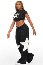 Shelley Black/White T-Shirt Trackset