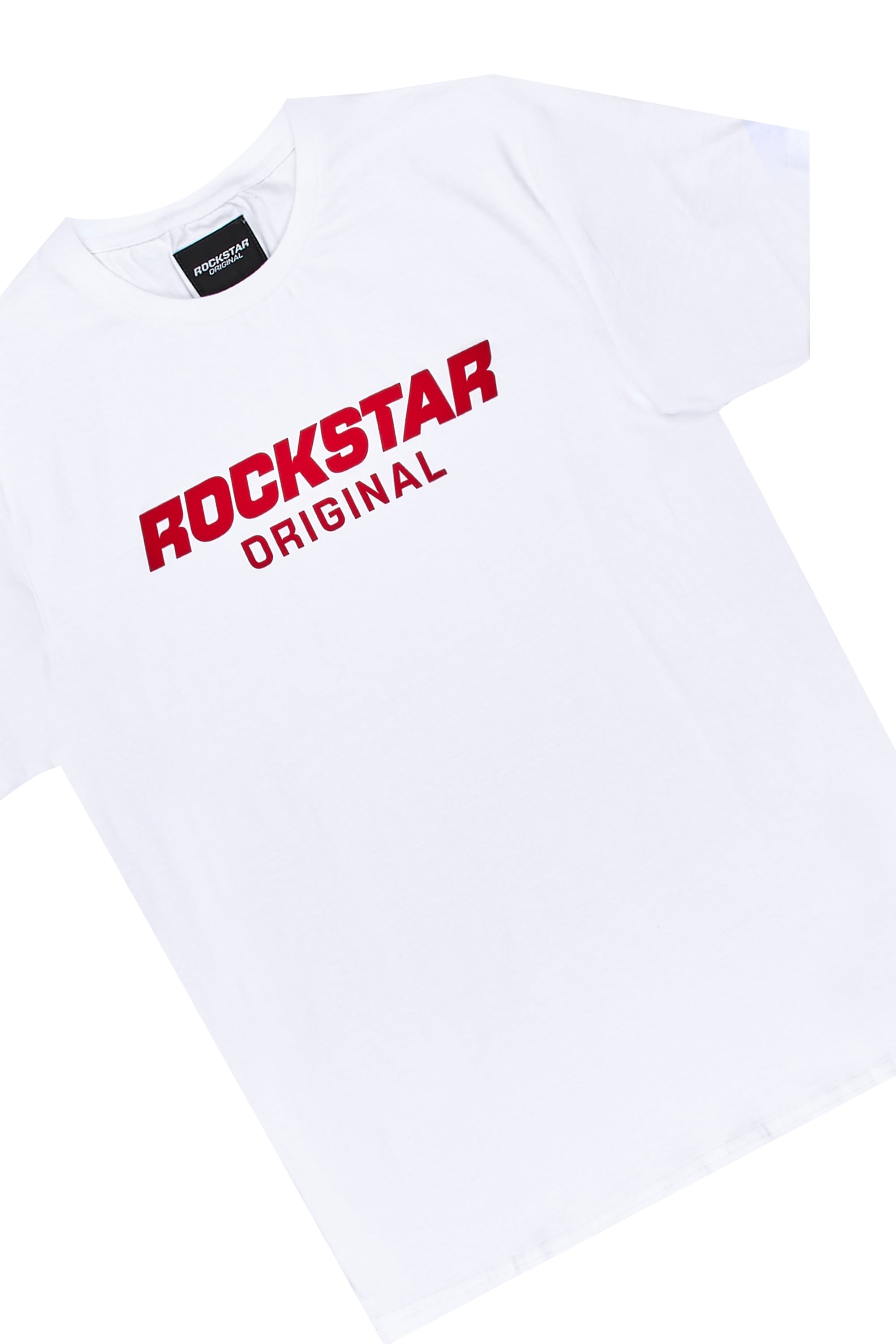 Keel Short Set-White/Red