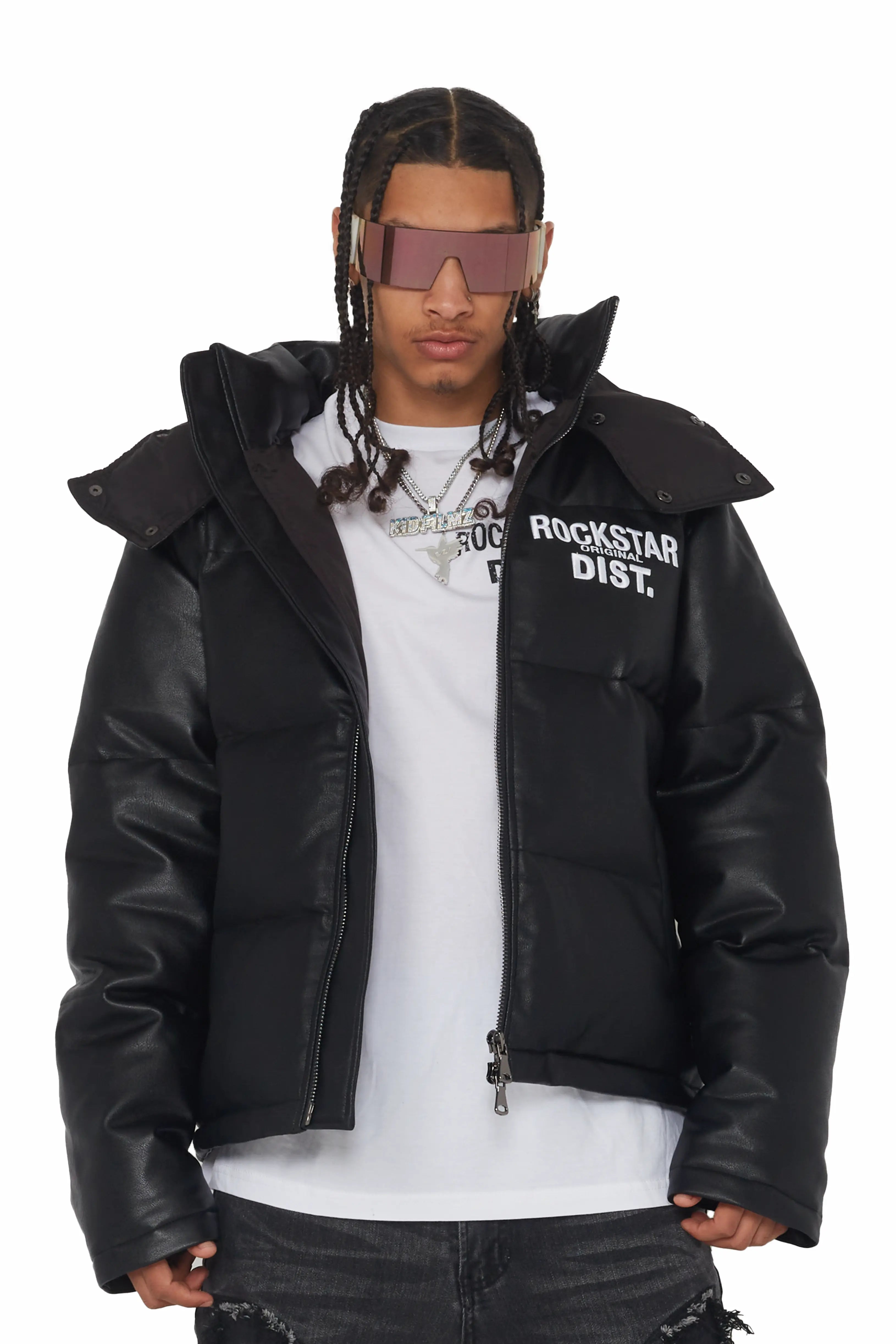 Kensen Black Puffer Jacket