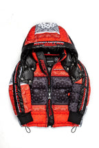 Kids Kyro Puffer Jacket-Red