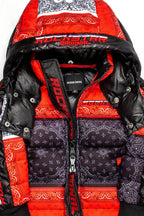 Kids Kyro Puffer Jacket-Red