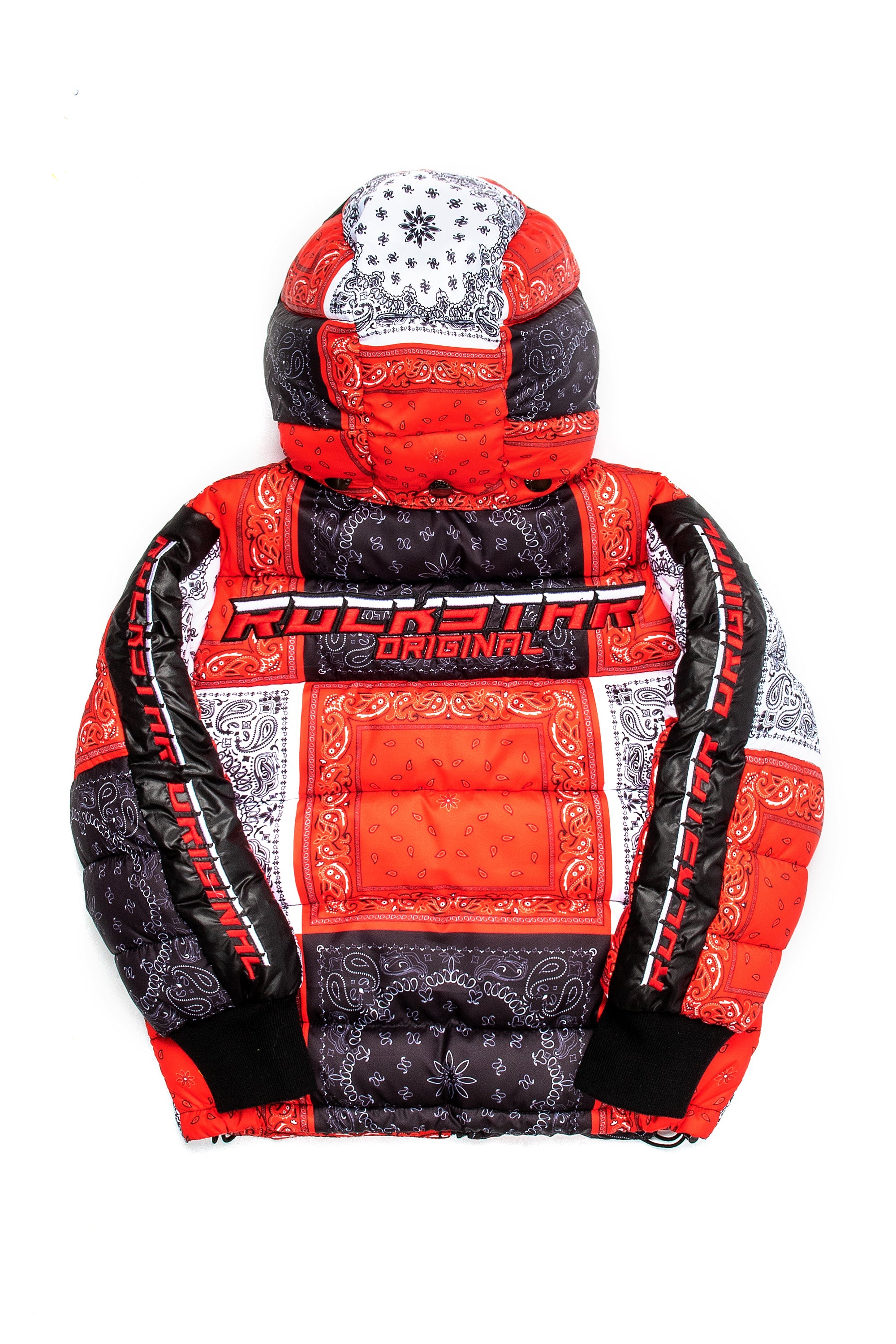 Kids Kyro Puffer Jacket-Red