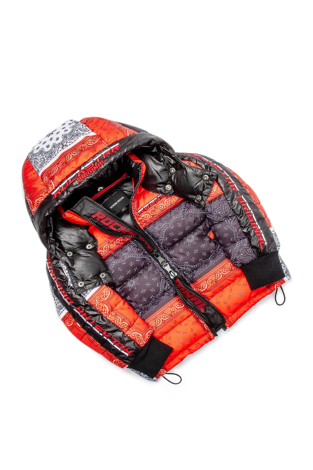 Kids Kyro Puffer Jacket-Red