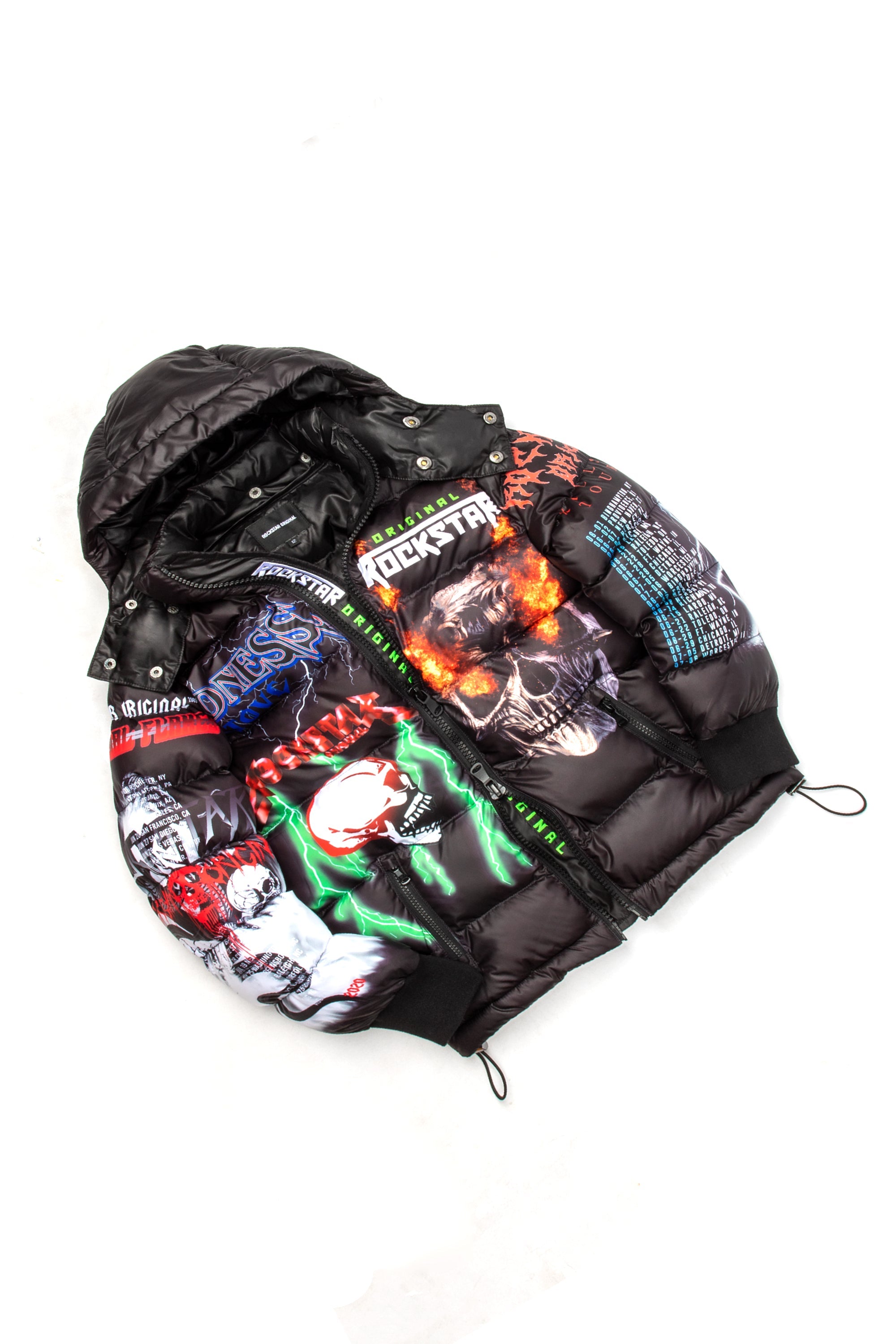 Kids Nash Puffer Jacket- Black