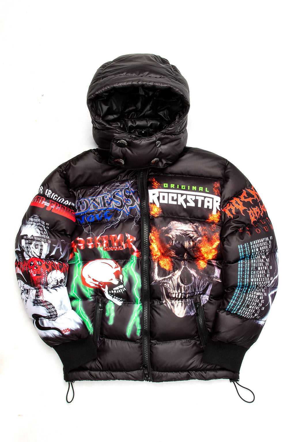 Kids Nash Puffer Jacket- Black