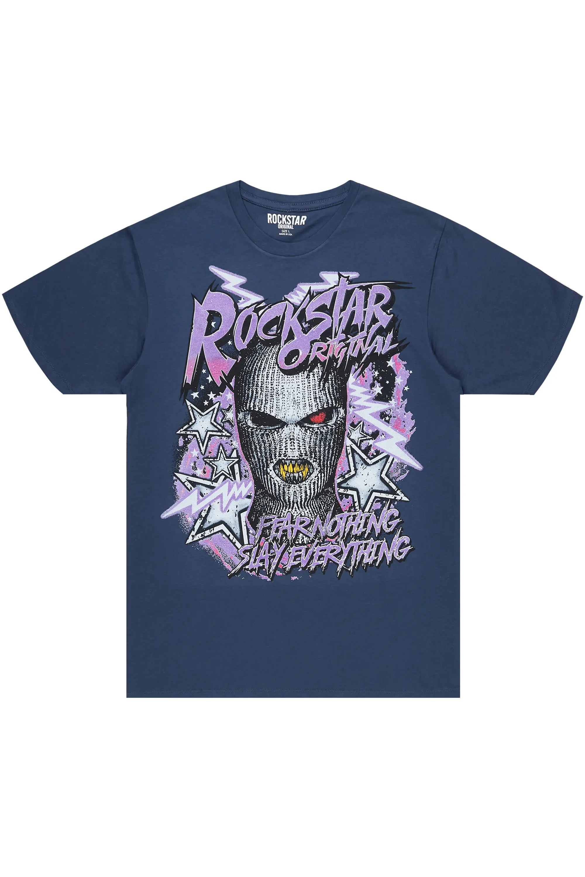 Kantin Steel Blue Graphic T-Shirt