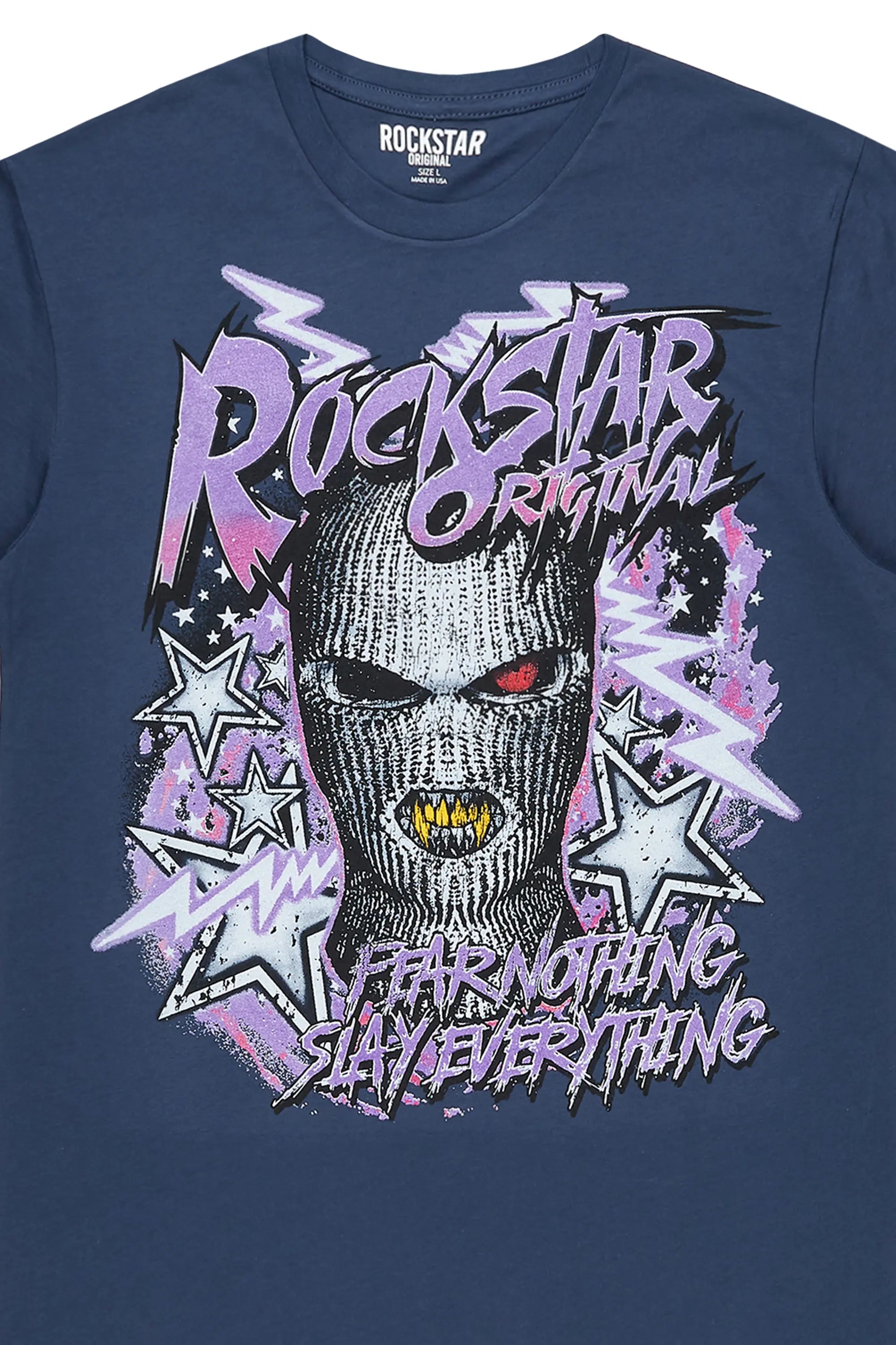 Kantin Steel Blue Graphic T-Shirt